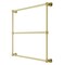 Kingston Brass 36" x 32" Wall Mount Towel Rack, Polished Brass DTM32363PB - alternate 1
